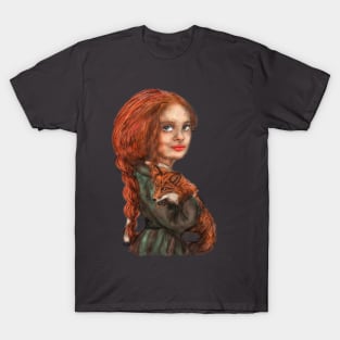 Niña con mascota T-Shirt